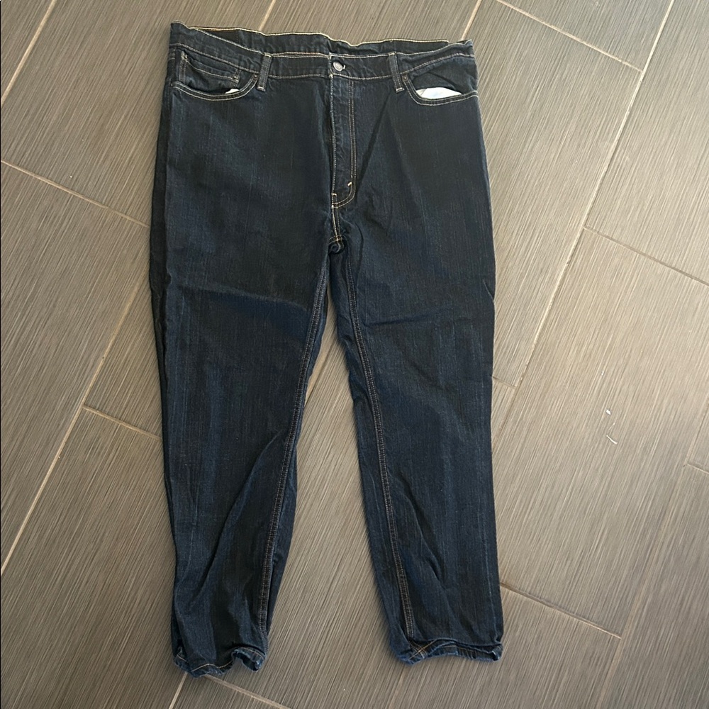 Levi's Men's Dark Blue Relaxed Jeans